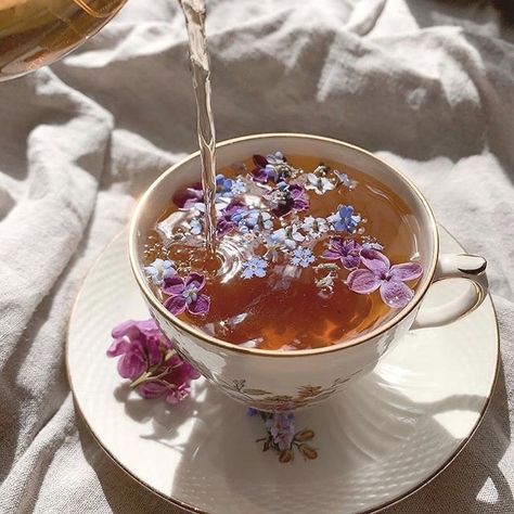 Tea Aesthetic, Tea Varieties, Pretty Drinks, Types Of Tea, Best Tea, Flower Tea, Light Academia, Black Tea, Pretty Food