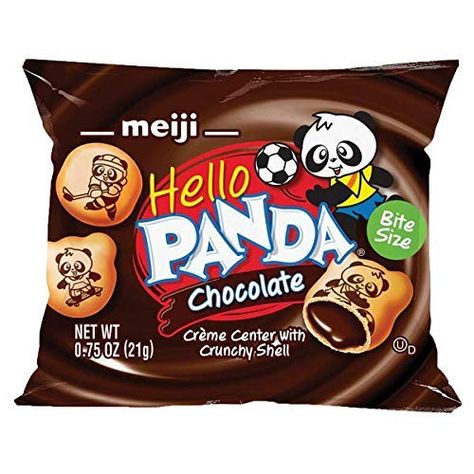 Hello Panda Cookies, Panda Chocolate, Panda Cookies, Choco Biscuit, Japanese Cookies, Hello Panda, Bite Size Cookies, Chocolate Creme, Chocolate Bites