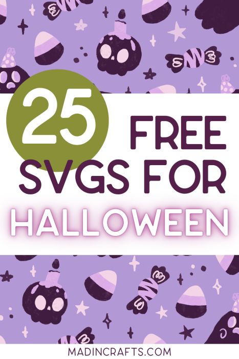 I am about to make your DIY Halloween so much easier! I have gathered up 25 free SVG files that you can use to make shirts, stickers, party and home The post 25 FREE HALLOWEEN SVG FILES appeared first on Mad in Crafts. Free Halloween Cricut Svg Files, Halloween Svgs Free Svg, Free Jack O Lantern Svg Files For Cricut, Halloween Shirt Svg Free, Laser Svg Files, Free Halloween Svg Files For Cricut, Halloween Svgs Free, Halloween Svg Free Files For Cricut, Pattern Svg Free