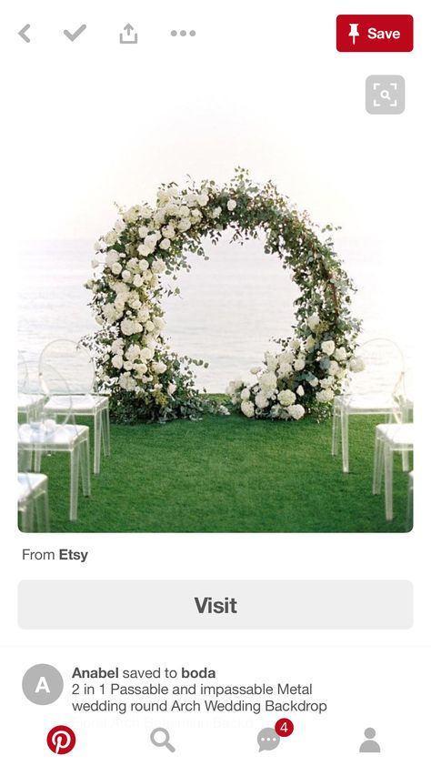 Circle Arbor, Round Arbor, Venue Aesthetic, Circle Arch, Tropical Wedding Decor, Wedding Arch Flowers, Arch Flowers, Flower Circle, Baby S Breath