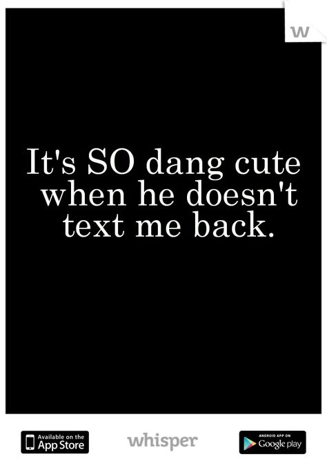 It's SO dang cute when he doesn't text me back. When He Doesnt Text Back, Text Me Back, Words To Live By Quotes, Imagination Quotes, Haha So True, Text Back, Single Quotes, Meet New People, Words Worth