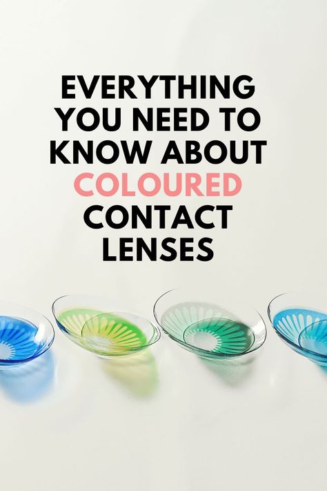 Coloured contact lenses have the ability to change your eye colour as well as correcting your sight: but what are they like to use? I decided to try some to find out... Eye Lens Colour, Coloured Lenses, Change Your Eye Color, Prescription Colored Contacts, Color Contact Lenses, Coloured Contact Lenses, Contact Lens, Contact Lenses Colored, Color Lenses