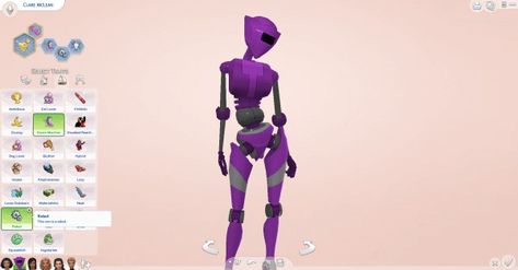 Mod The Sims: Robot and Hybrid Traits by kawaiistacie Sims 4 Cc Traits, Fantasy Play, Sims 4 Traits, Sims 4 Cas Mods, Sims 4 Cc Folder, Sims 4 Dresses, Sims 4 Downloads, Sims4 Clothes, Sims 4 Cc Packs