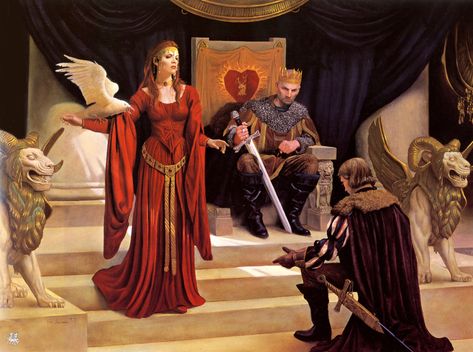 Melisandre, Stannis & Davos Melisandre Art, Stannis Baratheon, A Clash Of Kings, House Baratheon, Vanessa Kirby, Asoiaf Art, Fantasy Posters, Kings Game, Jaime Lannister