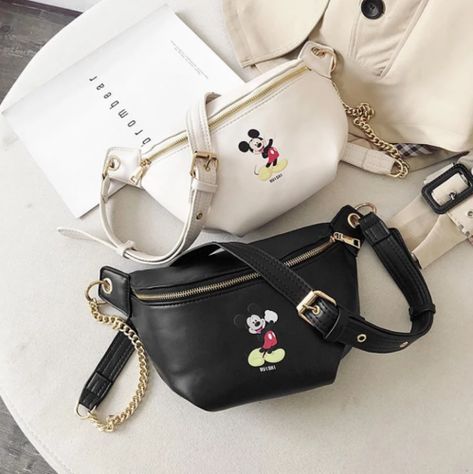 New Disney Fanny Pack Women Waist Shoulder Bag Belt bag Fashion PU Crossbody Bag | eBay Belt Bag Fashion, One Shoulder Backpack, Black Mini Bag, Messenger Bag Women, Black Rucksack, Fanny Pack Women, Blue Wallet, Disney Bag, Women Shoulder Bag