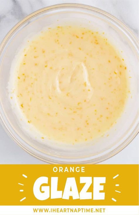 Orange Juice Glaze For Cake, Flavored Glaze Recipe, Orange Cream Cheese Glaze, Orange Simple Syrup For Cake, Orange Cake Icing Recipe, Orange Glaze Recipe, Orange Icing Recipe, Orange Drizzle Icing, Honey Orange Glaze