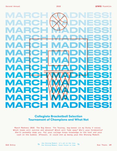 March madness 2018 full size March Madness Graphic Design, March Gladness, March Madness Logo, March Maddness, March Madness Parties, March Madness Basketball, March Madness Bracket, Resident Events, Business Invitation