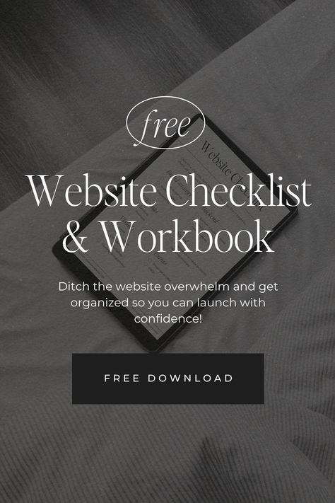 Utilizing a website checklist and workbook will guide you through the process, providing structure, organization, and peace of mind. By understanding what constitutes a successful website, avoiding overwhelm, getting organized, paying attention to backend details, and checking off tasks as you go, you'll be well-prepared to launch your website with confidence. Remember, a well-executed website lays the foundation for an impactful online presence! Website Launch Checklist, Resources Page Website Design, Web Design Checklist, Ugc Tips, Website Checklist, Website Setup, Launch Checklist, Website Structure, Wix Website Templates