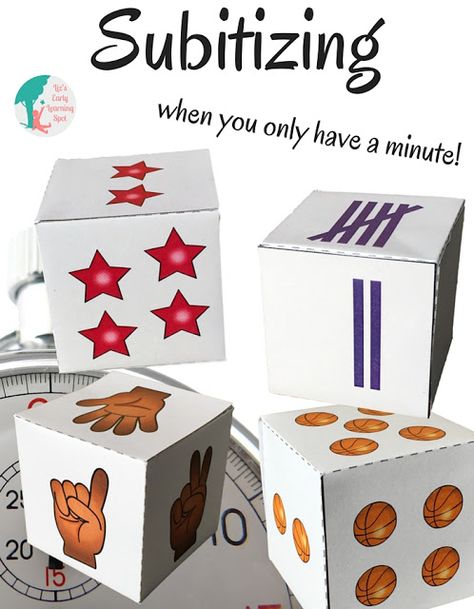 Classroom Freebies: Subitizing When You Only Have a Minute Subitizing Activities, Prek Math, Math Number Sense, Numbers Kindergarten, Math Intervention, Classroom Freebies, Math Methods, Mental Math, Math Numbers