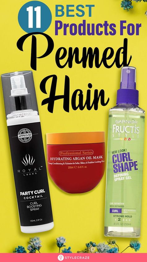 11 Best Products For Permed Hair: Choosing the best products for permed hair can be really difficult. But there is nothing to worry about as we have laid down a comprehensive list of the best products for curly hair here. Check out the list and find the ideal hair products for permed hair. #PermedHair #Hair #Haircare Perm Hair Care Tips, Caring For Permed Hair, Permed Hair Routine, How To Take Care Of Permed Hair, Best Product For Permed Hair, Perm Hair Care Products, How To Care For Permed Hair, Shampoo For Permed Hair, Products For Permed Hair Curls