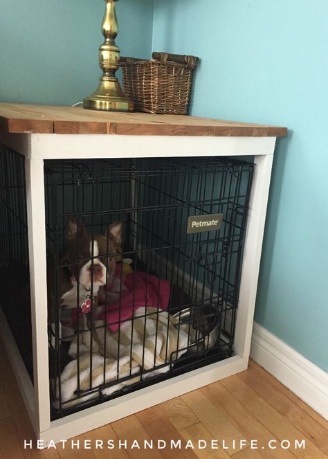 DIY dog crate cover – Heather's Handmade Life