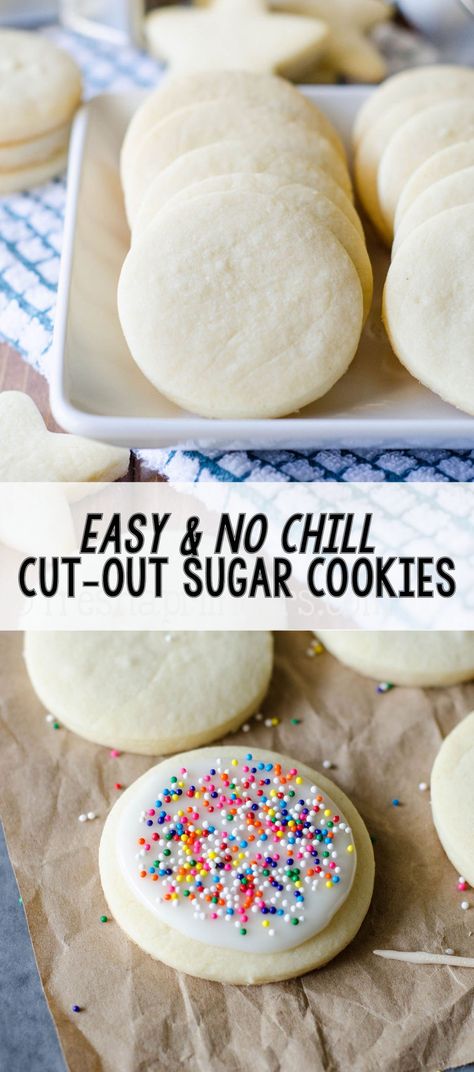 Sugar Cookies With Powdered Sugar Recipe, Simple Sugar Cookie Icing, Fast Sugar Cookies, Cookie Perfection, Powdered Sugar Cookies, Cut Out Sugar Cookies, Soft Sugar Cookie Recipe, Cooks Country, Cut Out Sugar