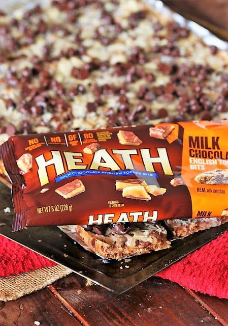 Toffee Pretzels With Heath Bits, Salted Toffee Bars, Heath Toffee Bits Pretzels, Saltine Toffee Bark, Heath Bar Recipes Toffee, Saltine Cracker Toffee Heath, Toffe Bits Recipe, Heath Toffee Bars, Heath Bar Chips Recipes