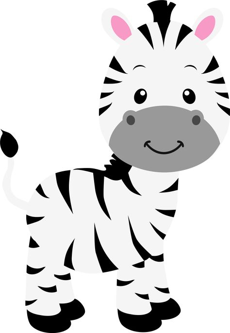 Zebra Clipart, Jungle Animal Art, Zoo Project, Safari Baby Animals, Jungle Theme Birthday, Baby Zebra, Safari Birthday Party, Jungle Baby Shower, Jungle Party