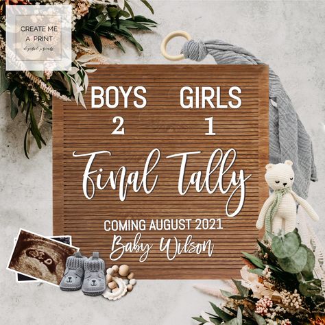 4th Baby Announcement, Holiday Baby Announcement, Baby Announcement Social Media, Baby Surprise, Fall Pregnancy, It's A Boy Announcement, Pregnancy Announcement Template, Gender Announcements, Its A Girl Announcement