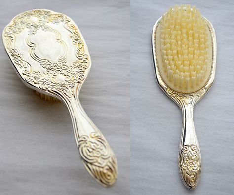 Vintage 60s Silver Vanity Hair Brush / by RedLightVintageShop, $14.00 Toned Hair, Silver Vanity, Tone Hair, Vintage Hair, Just Girly Things, Vintage Hairstyles, Vintage 60s, Hair Brush, Antique Style