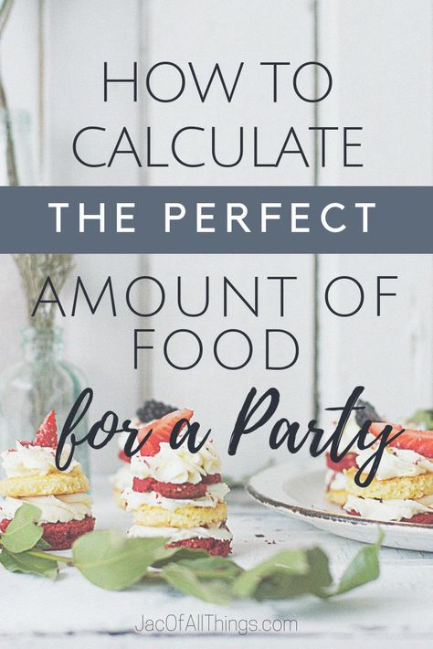 Catering Calculator Food, How Much To Serve At A Party, How Much Food For 30 People Party, Catering Food Recipes, How Much Food For 50 People, How Much Food To Serve At A Party, Food For A Party, Host Ideas, Ward Activities