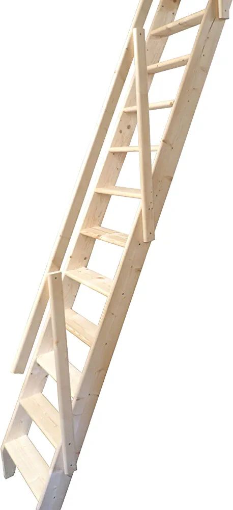 Dolle Arundel Wooden Space Saver Staircase Kit (Loft Stair) - Suitable for a Floor Height up to 2980mm : Amazon.co.uk: DIY & Tools Staircase Loft, Space Saver Staircase, Stairs Cladding, Ship Ladder, Staircase Kits, Stair Kits, Loft Staircase, Garage Roof, Loft Stairs