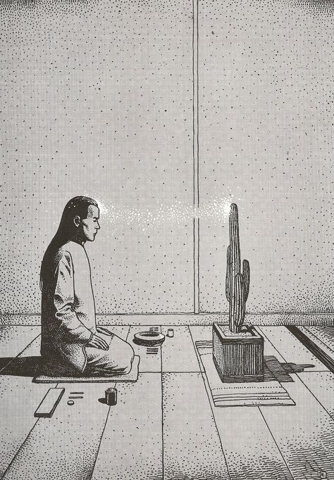 Diane Doniol-Valcroze on Twitter: "Parapsychology and You (1986) illustrated by Moebius… " Moebius Artist, Moebius Art, Smile Drawing, Jean Giraud, 70s Sci Fi Art, Nature Sketch, Book Of Kells, Printmaking Art, Chalk Pastels