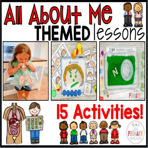 Reading Archives - The Primary Parade All About Me Activities For Preschoolers, Preschool About Me, All About Me Maths, All About Me Preschool Theme, Me Preschool Theme, Preschool Weather, Farm Theme Preschool, All About Me Book, Preschool Christmas Activities