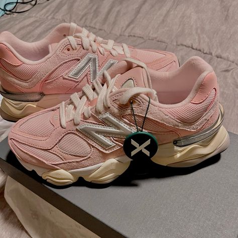 Brand New, Stock X Verified! Got Them A Size Too Big! Pink New Balance, Pretty Sneakers, Shoes New Balance, Pretty Pink Princess, Pretty Shoes Sneakers, Colored Acrylic, Walk In My Shoes, Cute Nike Shoes, Fresh Shoes