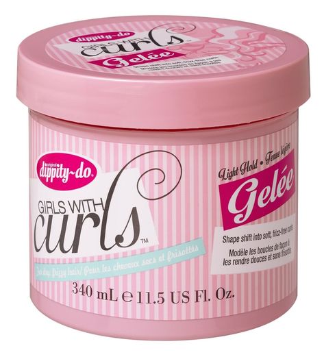 Dippity-do Girls With Curls Gelée hydrates with aloe, heals with vitamin E, and minimizes flyaways with wheat protein. No wonder this tried-and-true product has stood the test of time. You deserve voluminous waves and this product is the answer! Curl Defining Cream, Curly Hair Types, Curly Girl Method, Curl Cream, Coarse Hair, Frizz Control, Styling Gel, Frizz Free, Hair Gel