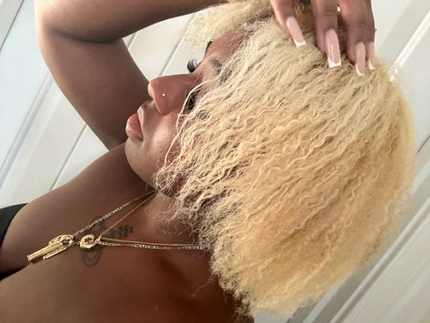 curly blonde hair 4b Blonde Hair, Blonde 4b Hair, Blonde Hair 4c, 4c Blonde Hair, Blonde 4c Hair, Blonde Afro, Blonde Natural Hair, Curly Blonde Hair, Dyed Blonde Hair