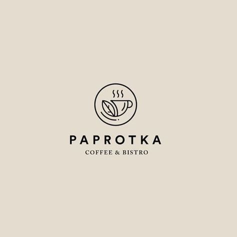 Cafe Logos, Logo Design Coffee, Coffee Shop Logo Design, Inmobiliaria Ideas, Cafe Logo Design, Visuell Identitet, Menue Design, Tea Logo, Logo Minimalista