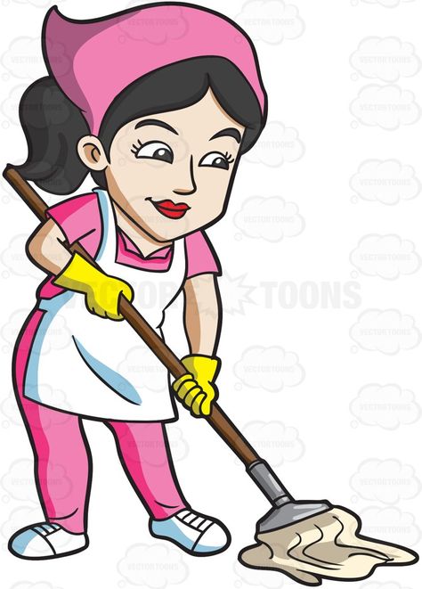 Knees Drawing, Working Mom Cleaning Schedule, Cleaning Cartoon, Dust Bunny, Mopping The Floor, Home Remedies For Snoring, House Maid, Yellow Gloves, Cleaning Maid