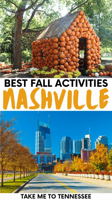 Nashville In The Fall, Nashville Activities, Things To Do In Nashville, To Do In Nashville, Fall Activities, Music City, Halloween Fall, Autumn Activities, Fall Foliage