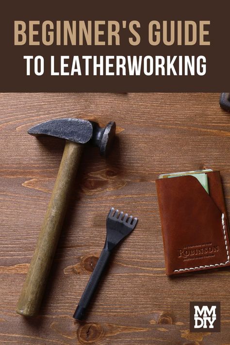 Easy Leather Working Projects, How To Do Leather Work, Leather Making Ideas, Beginner Leather Projects, Leather Workshop Ideas, Leather Upcycle, Leather Craft Ideas, Leather Accessories Diy, Diy Leather Working