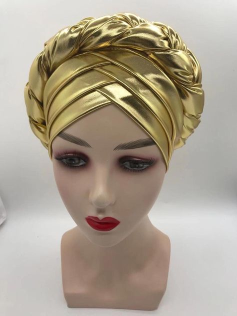 Style: Gorgeous Party Style Model Number: fashion women turban caps Material: Polyester Item Type: Hijabs Hijabs Type: Hat Hijab Fit Type: Regular Fit Fabric Type: Broadcloth Elasticity: Slight Strech Department Name: Adult . Elevate your style with our beautiful Forehead Braids Turban Cap. Handcrafted with the finest materials, this shimmering African Asooke Headtie, Nigeria Head Wraps, Muslim Headscarf, and Bonnet Ready Hijab Hat are perfect for any occasion. . Our Forehead Braids Turban Cap i Hijab Hat, African Head Dress, Africa Clothing, Turban Cap, Ladies Head Scarf, Mode Turban, African Head Wraps, Aso Oke, Head Ties