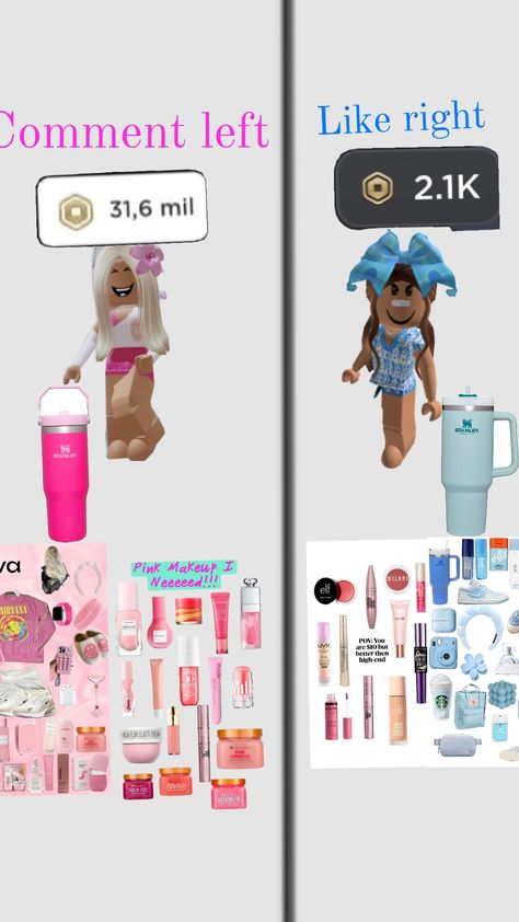 #Preppy #roblox #sides Preppy Roblox, Pink Makeup, Elf, Makeup, Pink, Pins, Quick Saves, Make Up