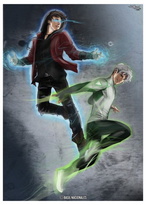 soul twins posts - Fanmixes & Fanart Tommy Shepherd, Billy Kaplan, Wiccan Marvel, Marvel Young Avengers, Scarlet Witch Marvel, Ange Demon, Young Avengers, Marvel Comics Art, Superhero Design