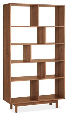 Mcm Bookcase, Bookcase Room, Creative Room Dividers, Modern Storage Furniture, Bookcase Ideas, Modern Bookcases, Shelves Modern, Bookcase Wall Unit, Midcentury Design