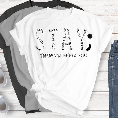 Mental Health Awareness Tee - Unisex Sizing. Other Color Tees Available! Nurses Week Shirts, Nursing Tshirt Design, Tshirt Design For Mental Health, Mental Health T Shirt Design, Mha Clothes, Nurse Nails, Mental Health Shirts, Cricut Business, Mental Health T Shirts