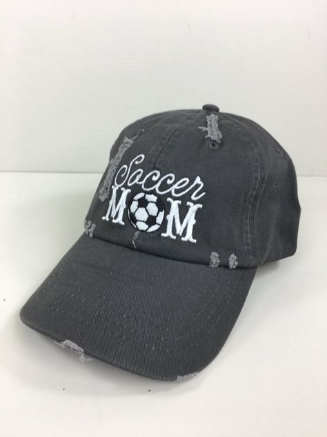 Soccer Mom Distressed Look Unstructured Hat Support your team wearing this Soccer Mom hat.  ● PRODUCTION TIME ● Each garment is made to order but will ship in 3-5 business days  ● PRODUCT DETAILS ● ~Vintage Washed ~100% Cotton Twill ~Distressed ~Low Profile Pro Style ~Unstructured Charcoal Picture, Unstructured Hat, Mom Hat, Branded Merchandise, Mom Hats, 6 Panel Cap, Team Wear, Soccer Mom, Custom Apparel