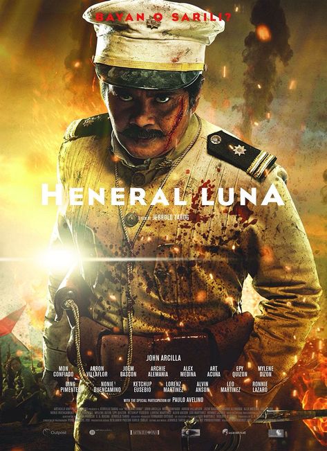 Country: Philippines | Genre: Action/History/Biopic Heneral Luna, Pinoy Movies, Historical Movies, Watch Movie, 2015 Movies, English Movies, Action Film, Watch Tv Shows, Tv Shows Online