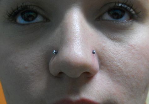 double nostril piercings by Lonnie. 2 Nostril Piercings, Quad Nostril Piercing, Double Nostril, Double Nostril Jewelry, Double Nostril Piercing Both Sides, Double Nostril Piercing Same Side, Nostril Piercing Both Sides Chain, Double Nostril Piercing, Hooked Nose