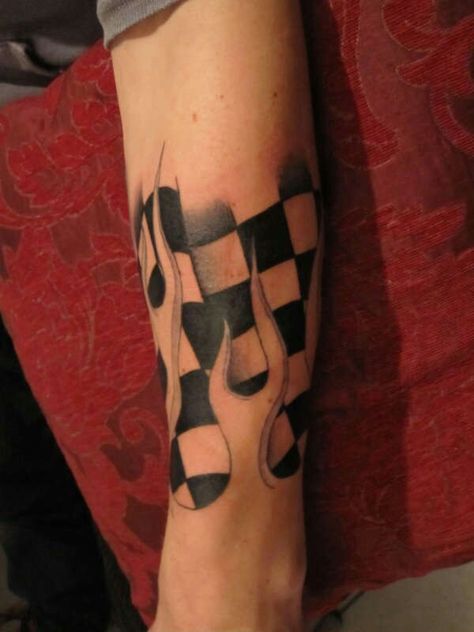 Tat Street Racing Tattoos, Hot Rod Tattoo Designs, Nascar Tattoo, Corvette Tattoo, Chevy Tattoo, Piston Tattoo, Hot Rod Flames, Stile Pin Up, Hot Rod Tattoo