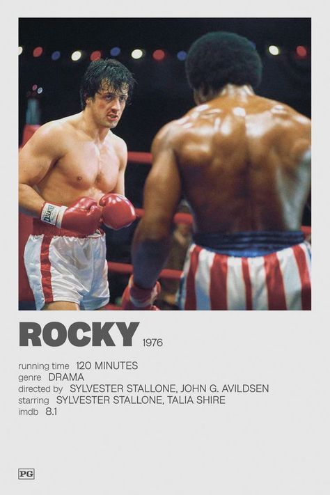 check my profile for more posters i’ve made :) sylvester stallone, minimalist film poster Rocky 1976, Talia Shire, Polaroid Movie Poster, Film Posters Minimalist, Film Poster, Sylvester Stallone, Minimalist Poster, My Profile, Movie Poster