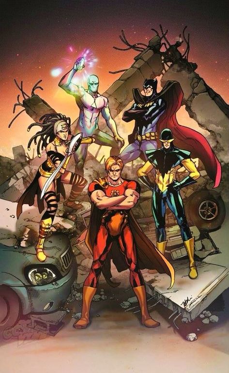 The Squadron Supreme Marvel Hyperion, Squadron Supreme, Arte Nerd, Marvel Multiverse, Superhero Characters, Marvel Comic Universe, Jack Kirby, Marvel Comics Art, Superhero Design