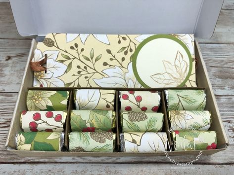 Mini Paper Pumpkin Box Lots of use for them boxes, Chocolate, Gift Tag, Emergency Card Kits, Join use live for a great class. I will teach you how to use them for many occasions. A All product by Stampin\'Up! available at frenchiestamps.com #MiniPaperPumpkiBox #EmergencyCardKit #ChocolateBox #GifTag #frenchiestamps #stampinup #frenchieliveclass #howtovideo Cambridge Christmas, Pizza Box, Christmas Gift Card, Mini Pizza, Stamp Projects, Card Kits, Christmas 2022, Fun Fold Cards, Holiday Catalog