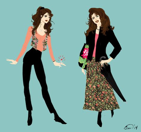 Movie Fashion Inspiration, Frasier Crane, Pll Fashion, Comics Illustration, Fashion 90s, 90s Looks, No Regrets, Movie Fashion, Wardrobe Inspiration