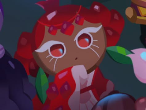 did you know apparently pomegranates the fruit is the fruit of love (i heard it somewhere lmao) Pomegranate Cookie Run, Cookies Of Darkness, Pomegranate Cookie, Cookie Kingdom, Cookie Run Ovenbreak, Cookie Run Kingdom, Me Irl, Cookie Run, Comfort Characters