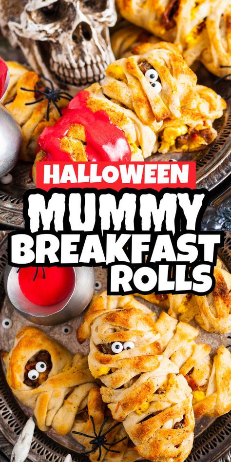 Breakfast rolls Halloween style Spooky Breakfast Ideas, Spooky Breakfast, Breakfast Pizzas, Halloween Morning, Halloween Breakfast, Breakfast Rolls, Breakfast Ingredients, Hollandaise Sauce, Pumpkin Spice Coffee