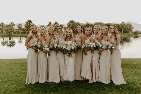 Mother Son Wedding Dance, Champagne Bridesmaid Dresses, Bridal Photographs, Woodsy Wedding, Bridal Party Photos, Orange County Wedding, Desert Wedding, County Wedding, Wedding Dance