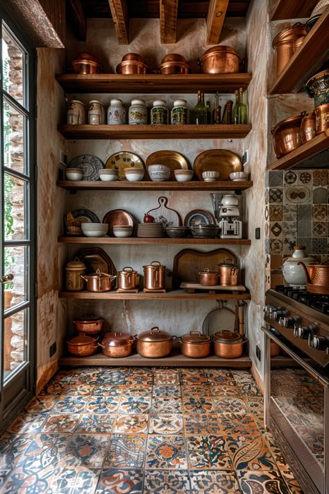 Spanish Mediterranean Kitchen, Spanish Kitchen Design, Traditional Kitchen Designs, Kitchen Design Tips, Mediterranean Kitchen Design, Spanish Style Kitchen, Spanish Interior, Spanish Kitchen, Mediterranean Interior Design