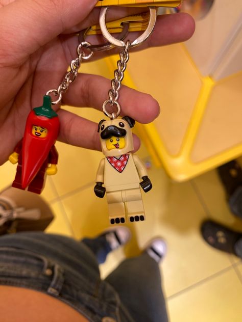 #legos #aesthetic #couples #matching #legokeychain Lego Couple Keychain, Matching Lego Keychain, Legos Aesthetic, Matching Keychains Couples, Lego Aesthetic, Lego Keychain, Couple Keychains, Lego Racers, Keychain Couple