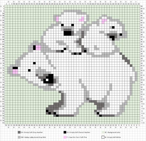 Polar Bear Cross Stitch Pattern, Mario Quilt, Crochet C2c Pattern, Character Blankets, Space Pattern, Yarn Hanging, Modern Knitting, Baby Afghan Crochet, C2c Crochet